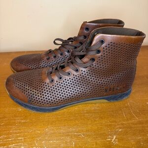 NOBULL Men's Brown Gum Leather Trainer Men’s 13 Women’s 14.5